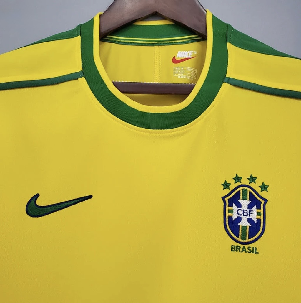 1998 Retro Brazil Home Jersey