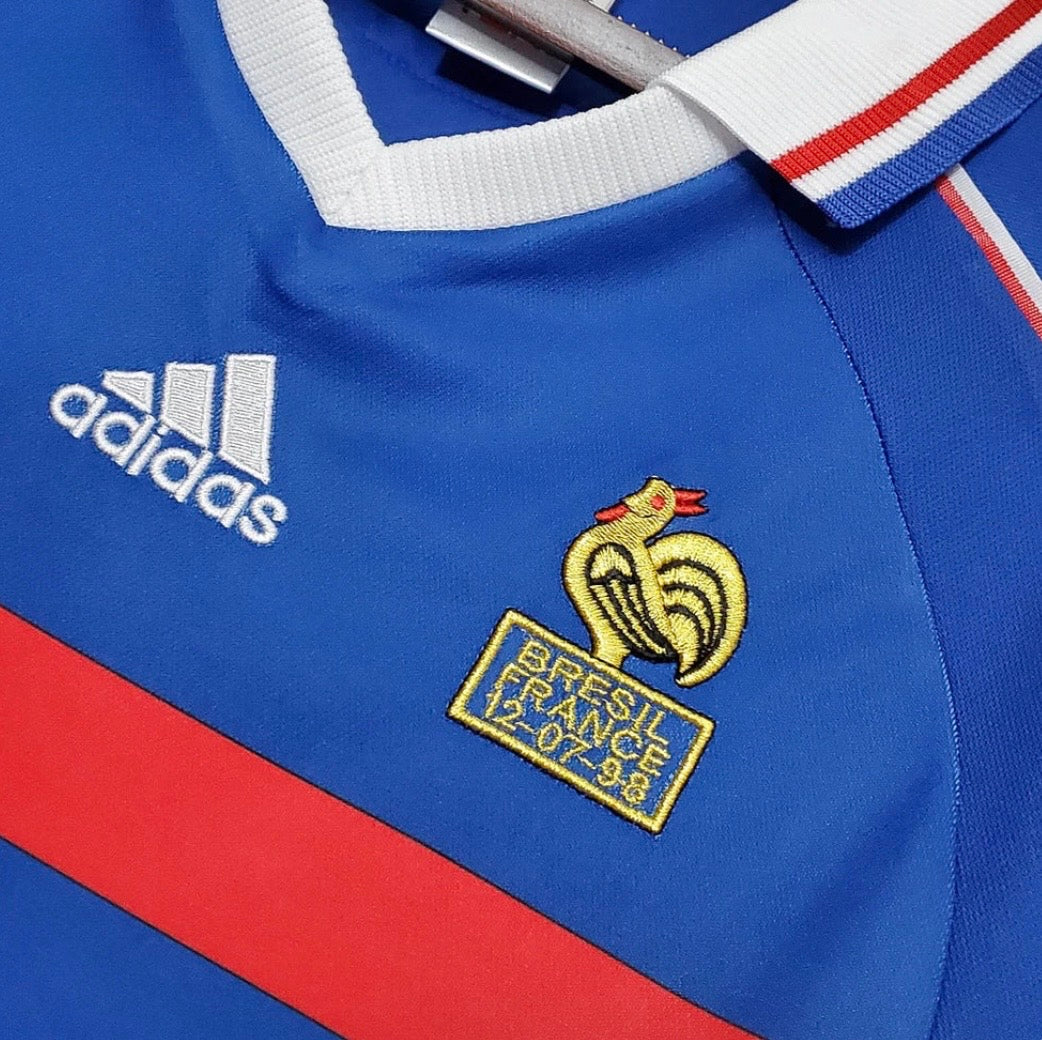1998 Retro France Home Jersey