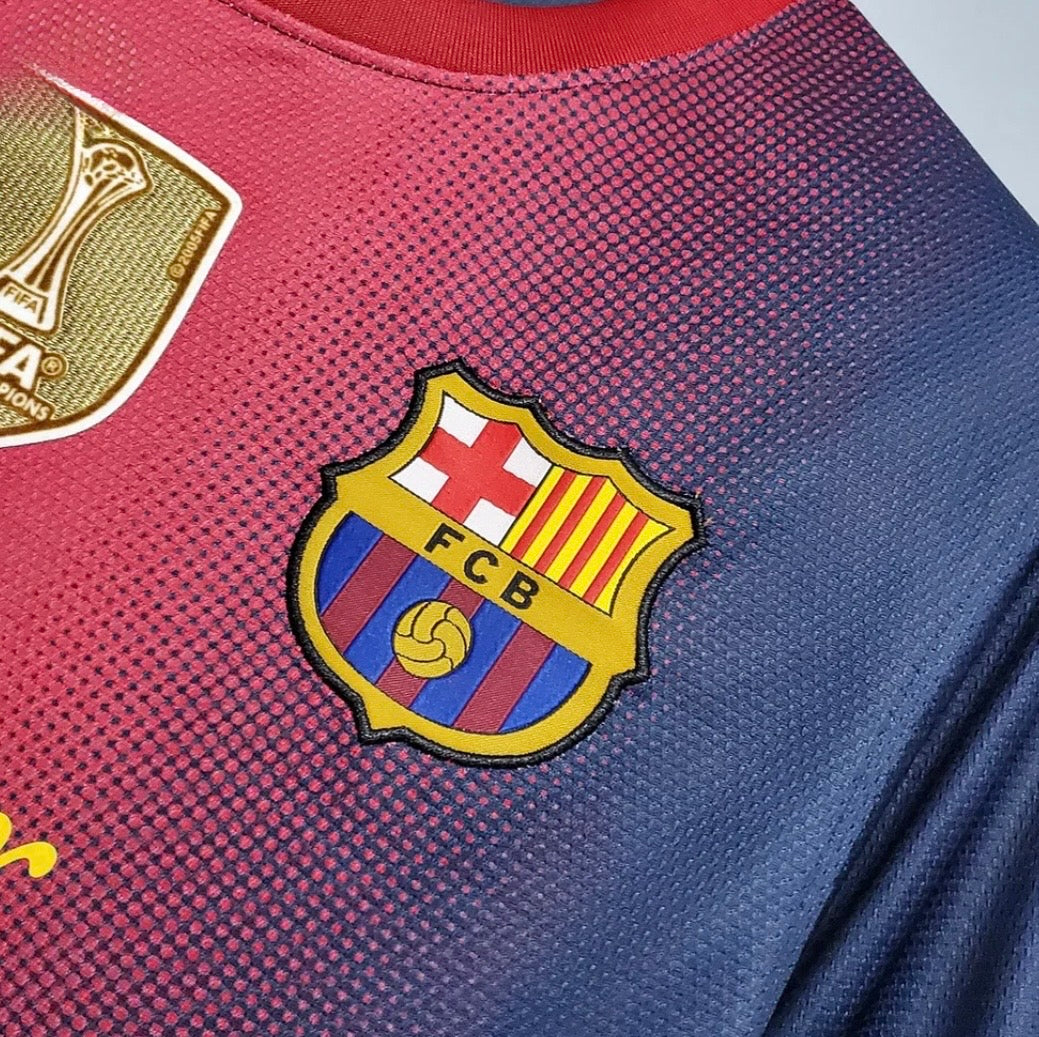 2012/2013 Retro Barcelona Home Jersey