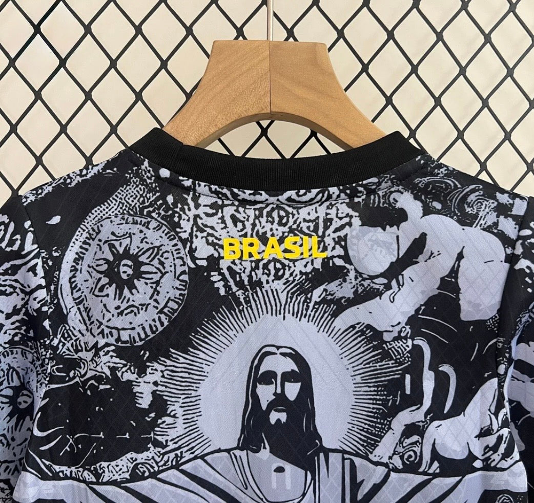 Brazil "Jesus" Limited Jersey Kids Size