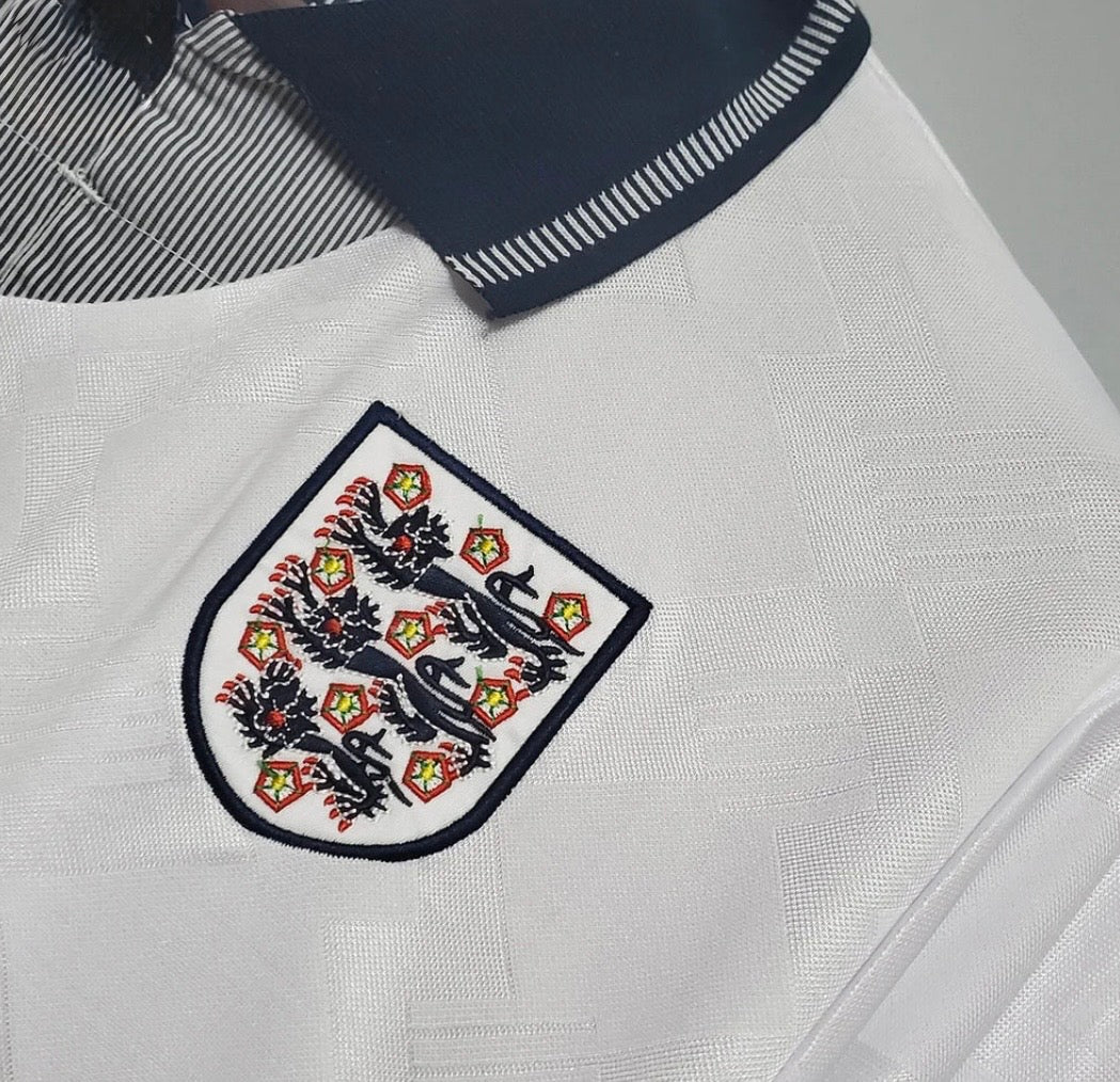 1990 Retro England Home Jersey