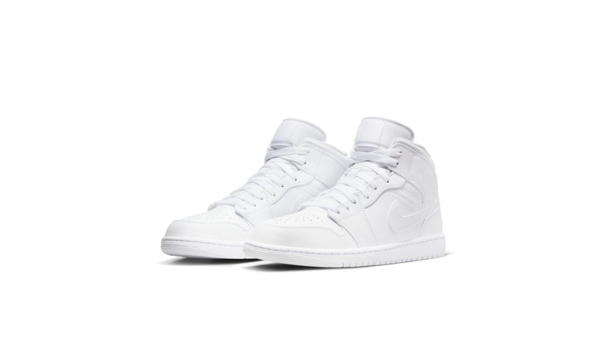 Air Jordan 1 Mid "Triple White"