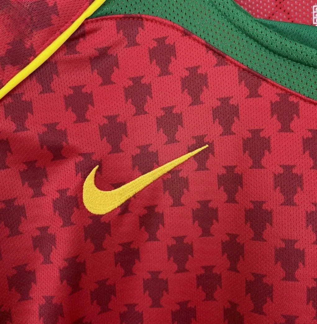 2004 Retro Portugal Home Jersey