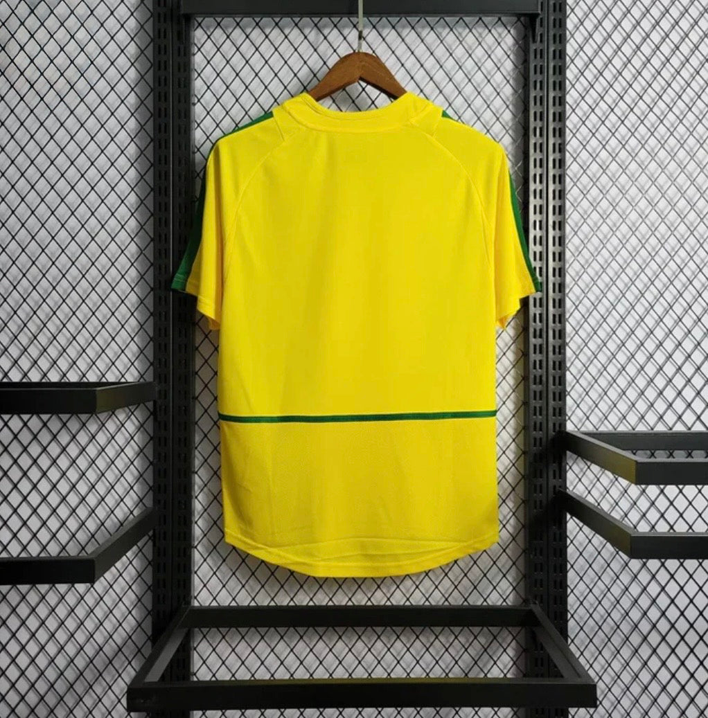 Brazil Retro Home Jersey 2002