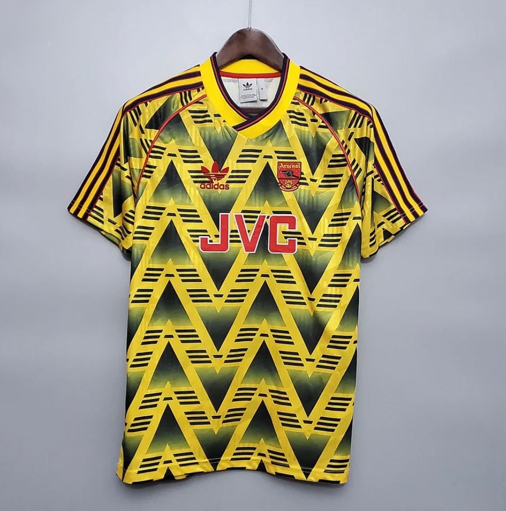 Arsenal FC Retro Away Jersey 1991-1993