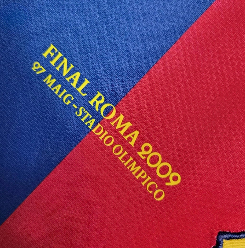 FC Barcelona Retro Home UCL Final Kit 2008/09