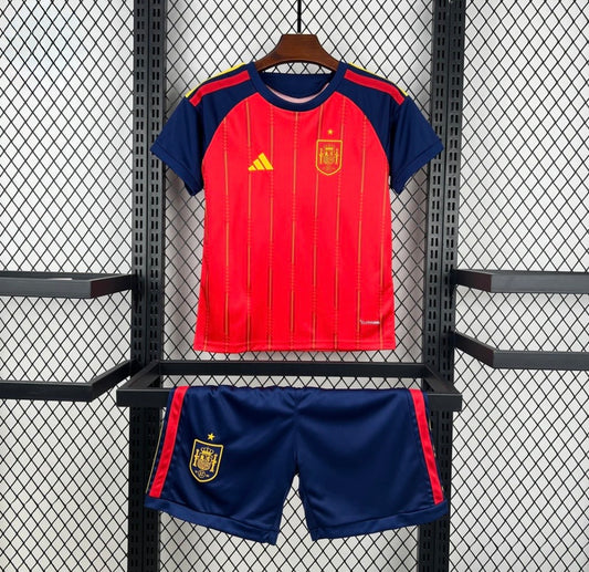 Spain Home World Cup Kit 2026 Kids Size