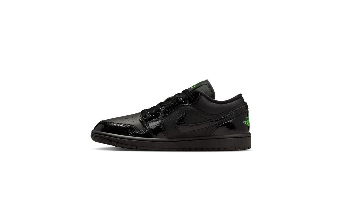 Air Jordan 1 Low SE "Black Croc Scream Green" Wmns