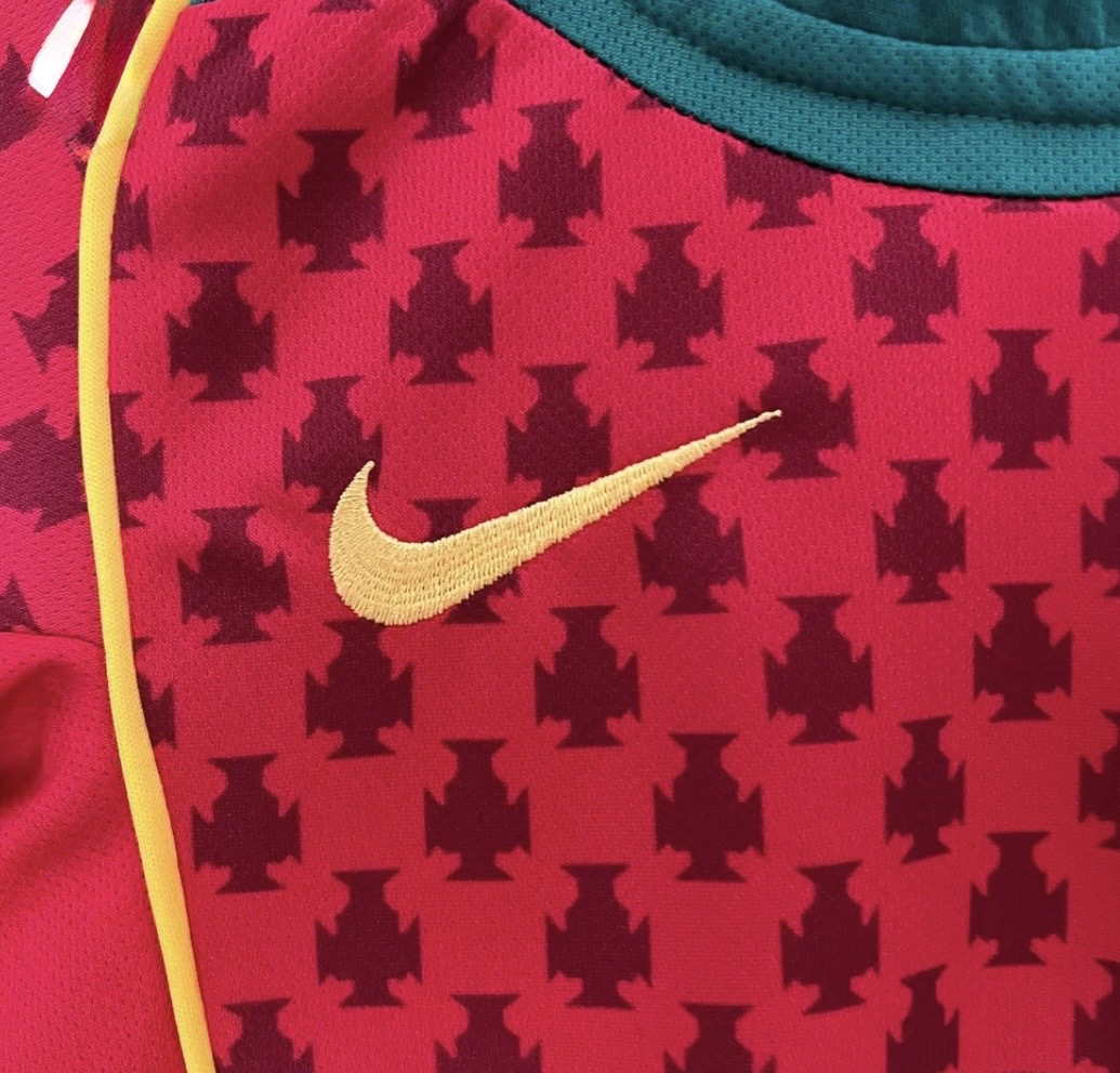 2004 Retro Portugal Home Jersey Kids Size