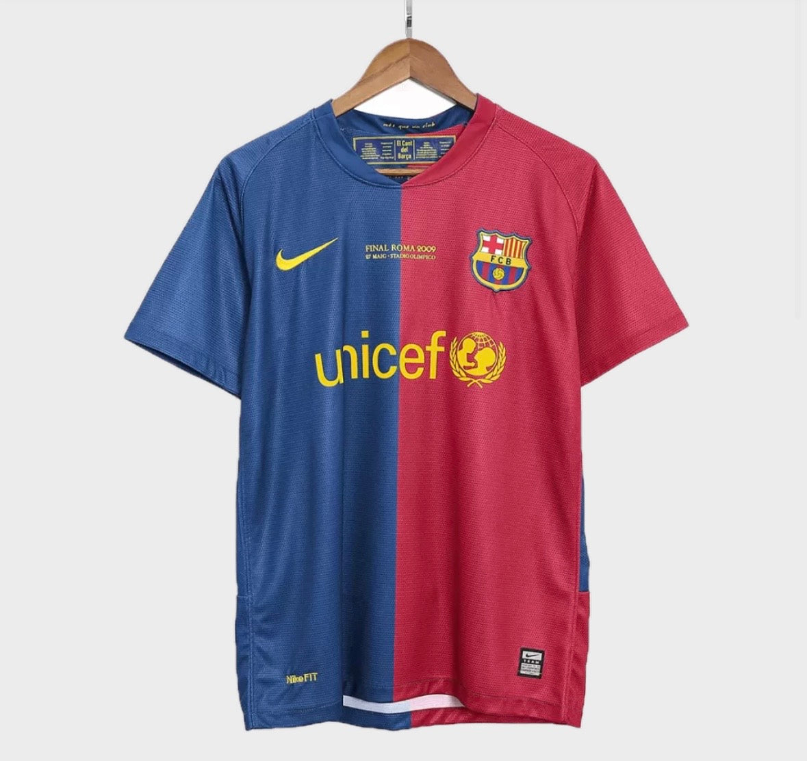 FC Barcelona Home UCL Final Retro Jersey 2008/09