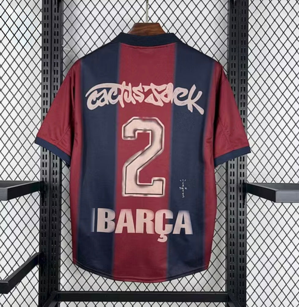 FC Barcelona x Travis Scott Retro Jersey 2000/01