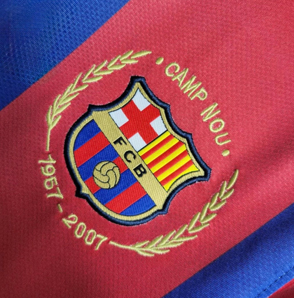 FC Barcelona Retro Home Jersey 2007/08