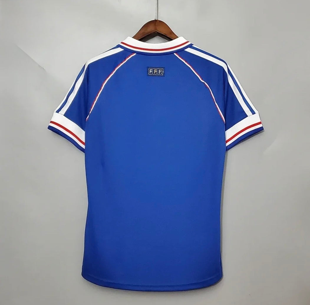 1998 Retro France Home Jersey