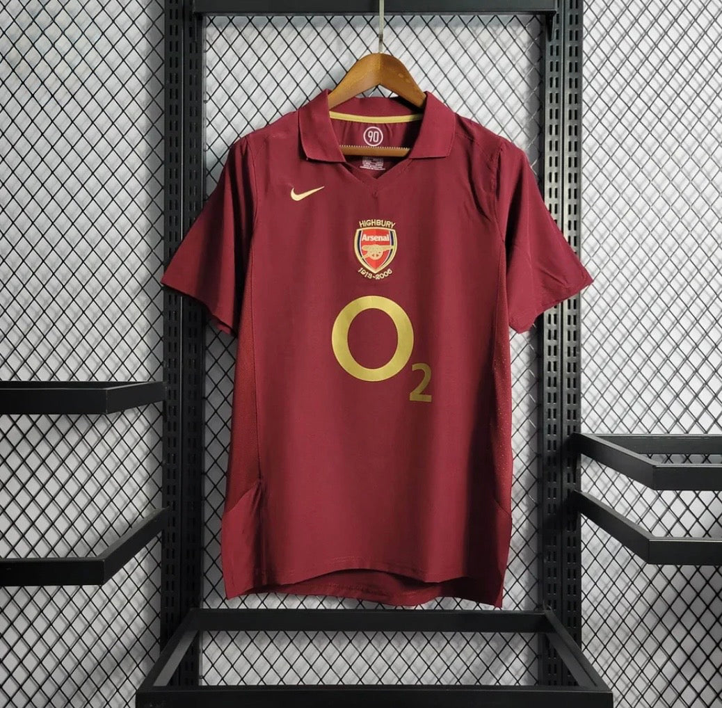 Arsenal Retro Home Jersey 2005/06