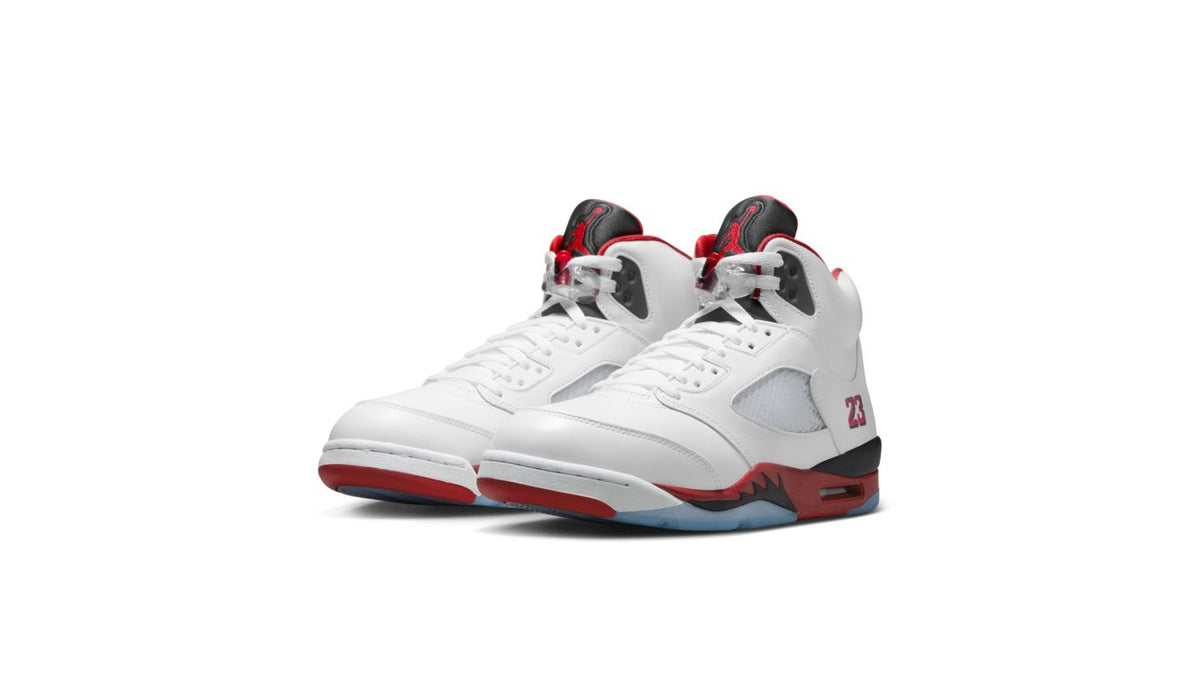 Air Jordan 5 Retro "Fire Red Black Tongue 2025"