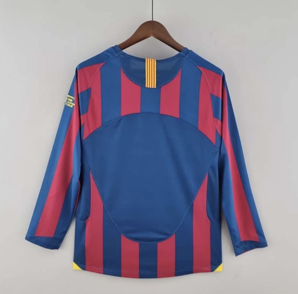 FC Barcelona Retro Home Jersey Long Sleeve 2005/06