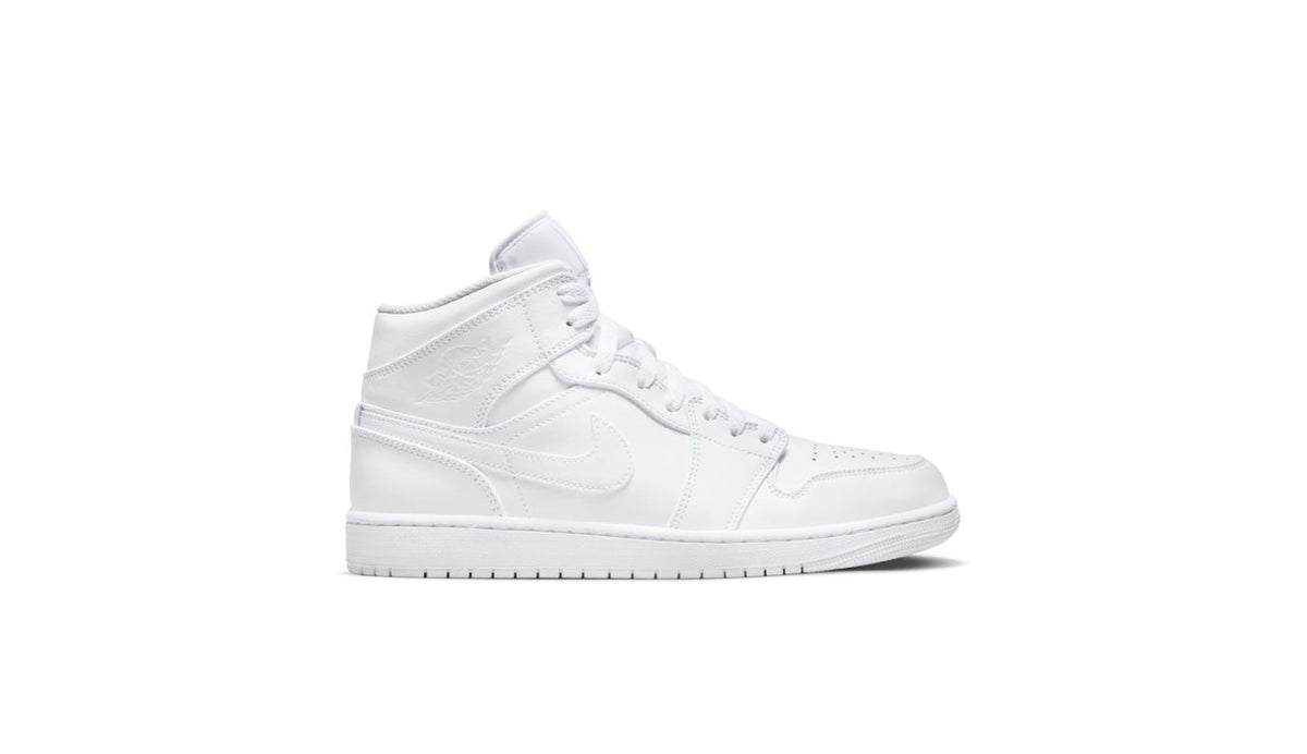 Air Jordan 1 Mid "Triple White"