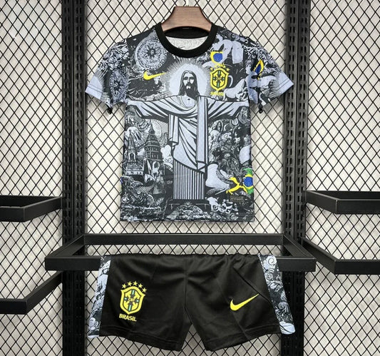 Brazil "Jesus" Limited Jersey Kids Size