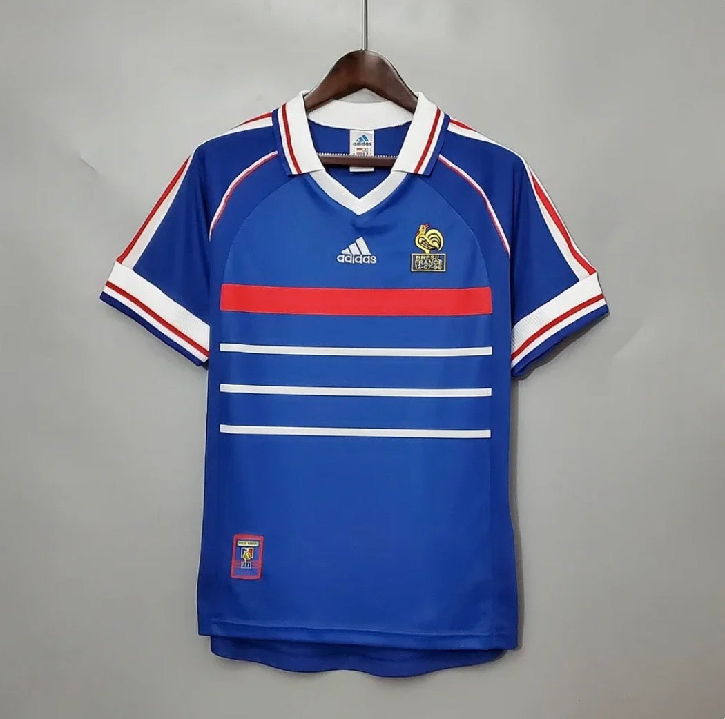 1998 Retro France Home Jersey