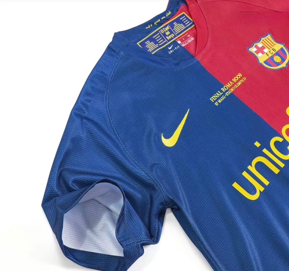 FC Barcelona Home UCL Final Retro Jersey 2008/09
