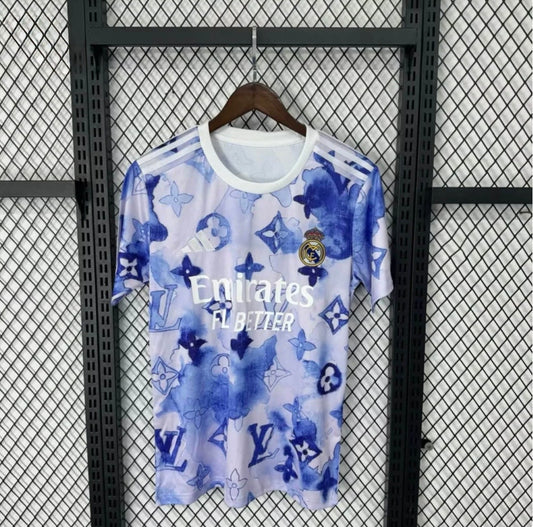 Real Madrid "Louis Vuitton" Limited Jersey - Blue & White