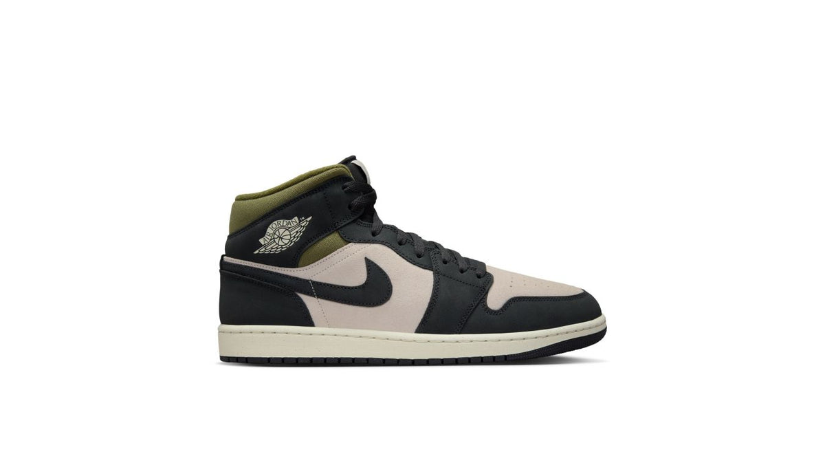 Air Jordan 1 Mid SE "Off Noir Medium Olive"