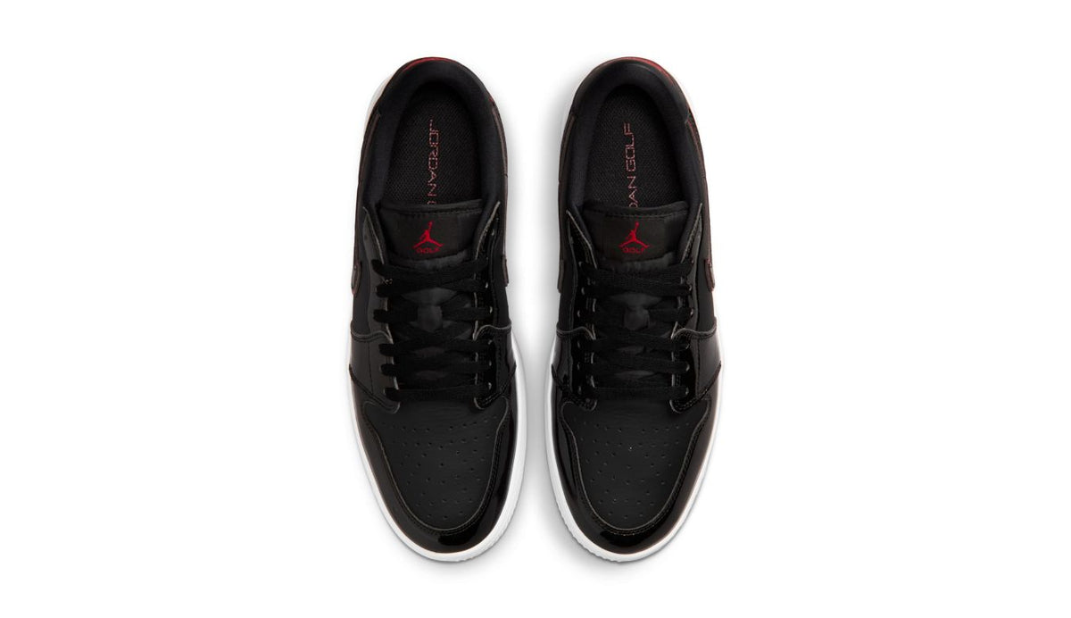 Air Jordan 1 Low Golf "Bred Black Patent"