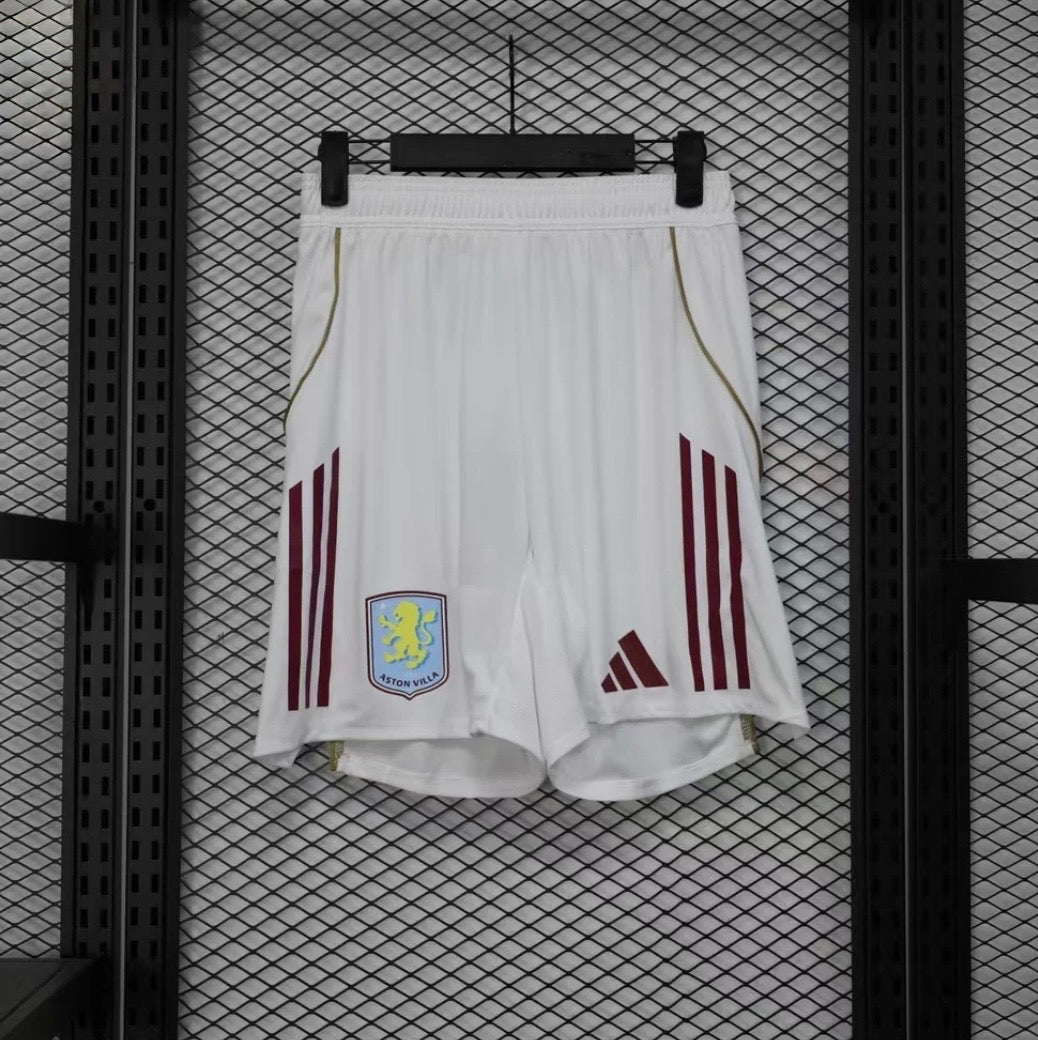 2025-2026 Aston Villa Home Shorts
