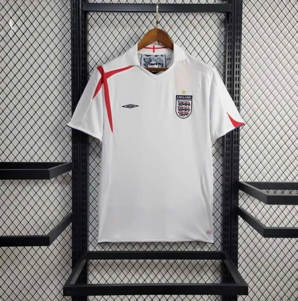 2006 Retro England Home Jersey