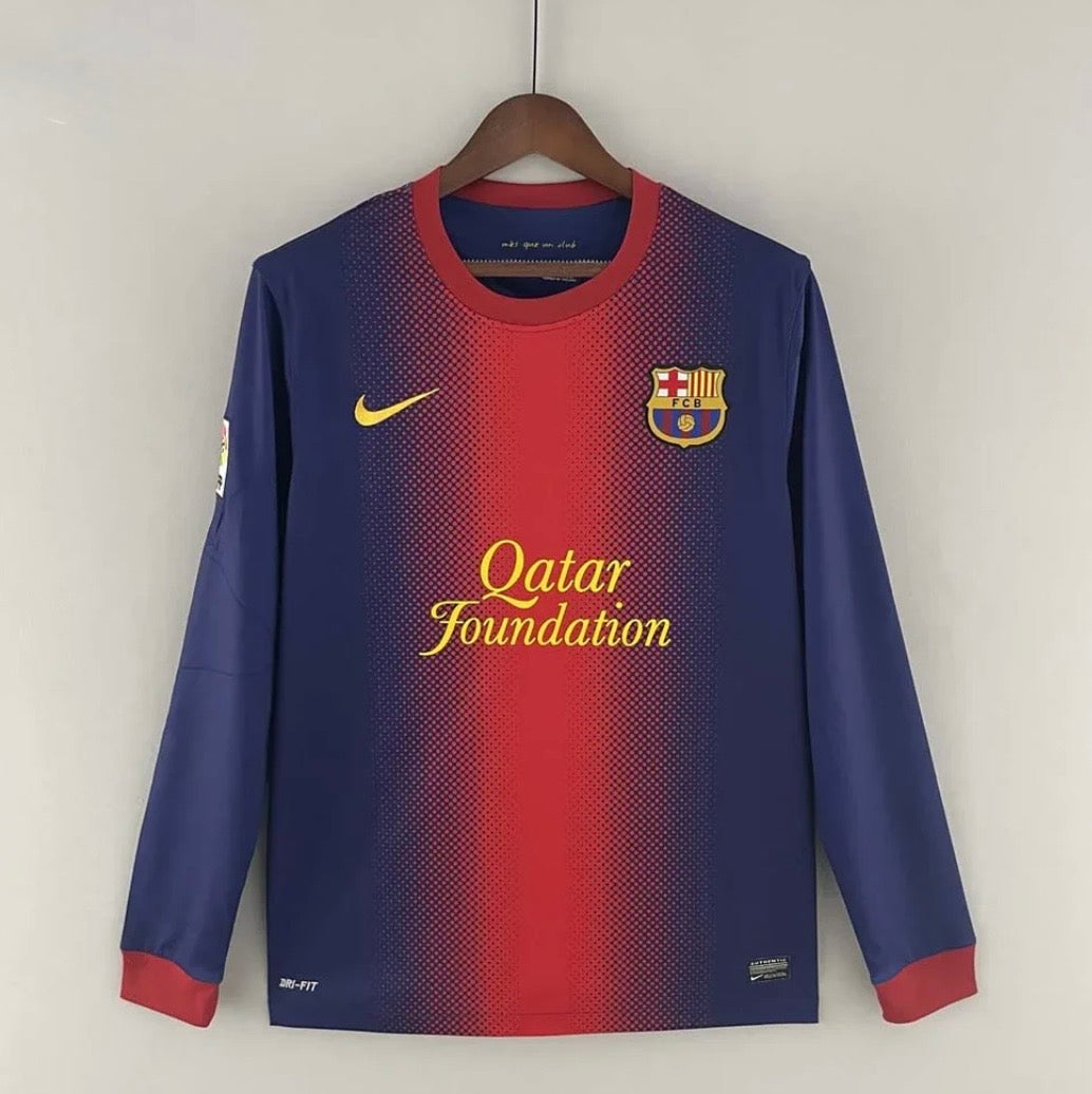 FC Barcelona Retro Home Jersey Long Sleeve 2012/13