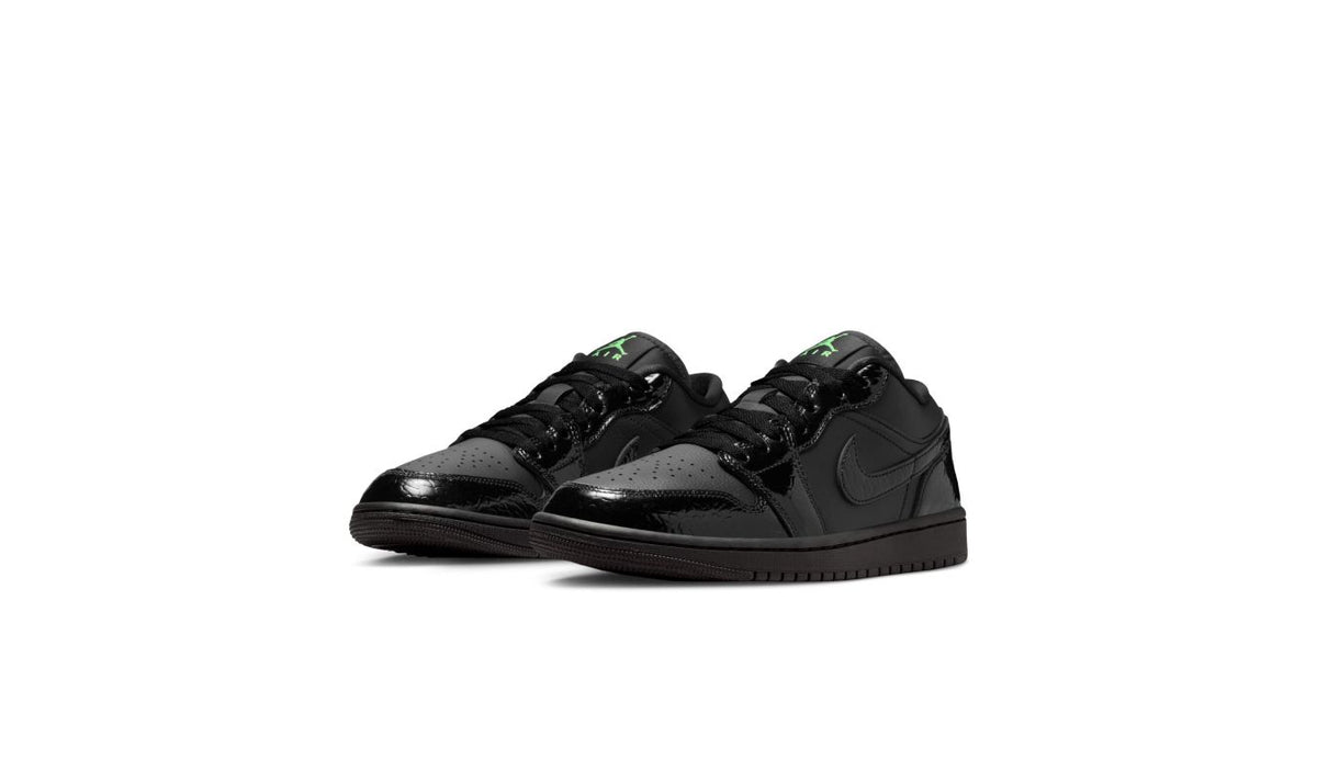 Air Jordan 1 Low SE "Black Croc Scream Green" Wmns