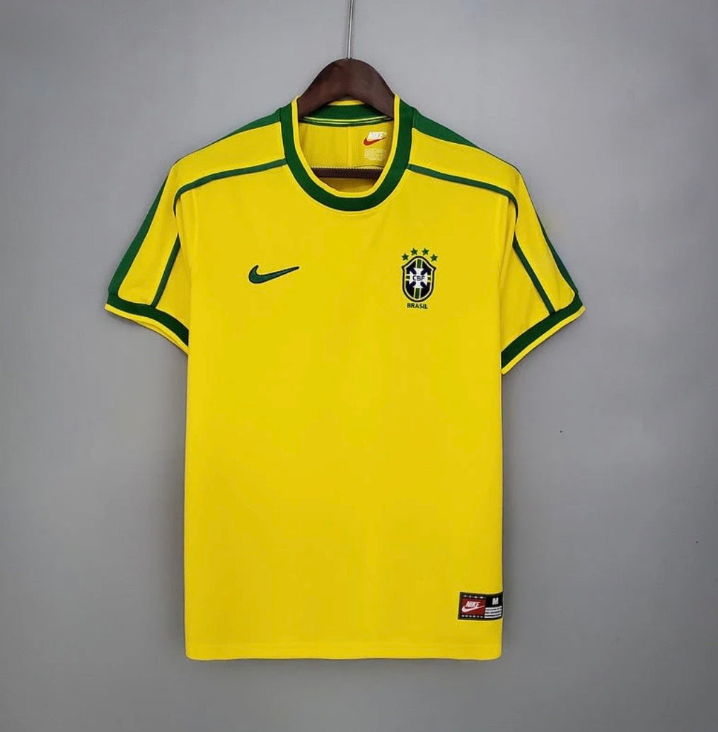 1998 Retro Brazil Home Jersey