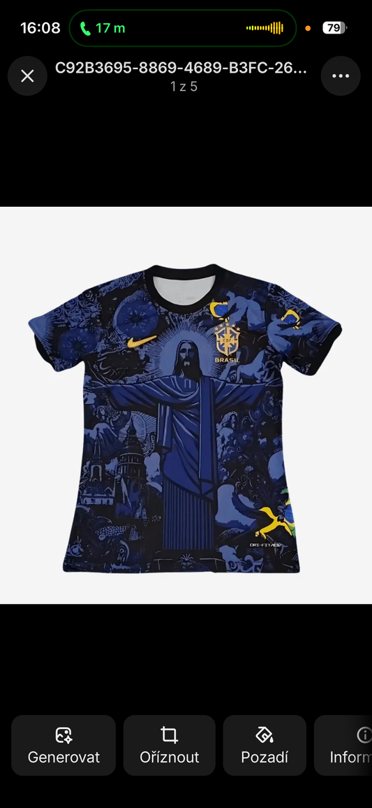 Brazil x Jesus Jersey 2024/25 – L,M (Výprodej)