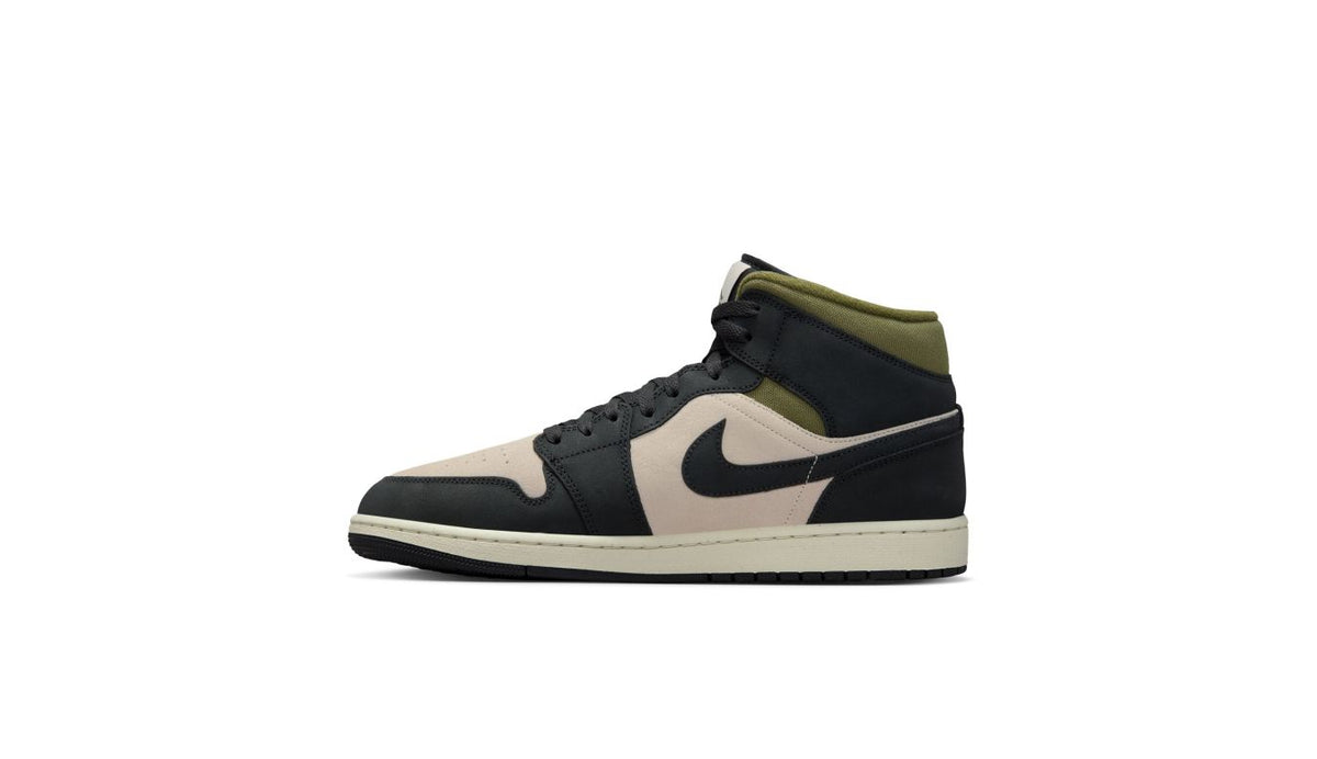 Air Jordan 1 Mid SE "Off Noir Medium Olive"