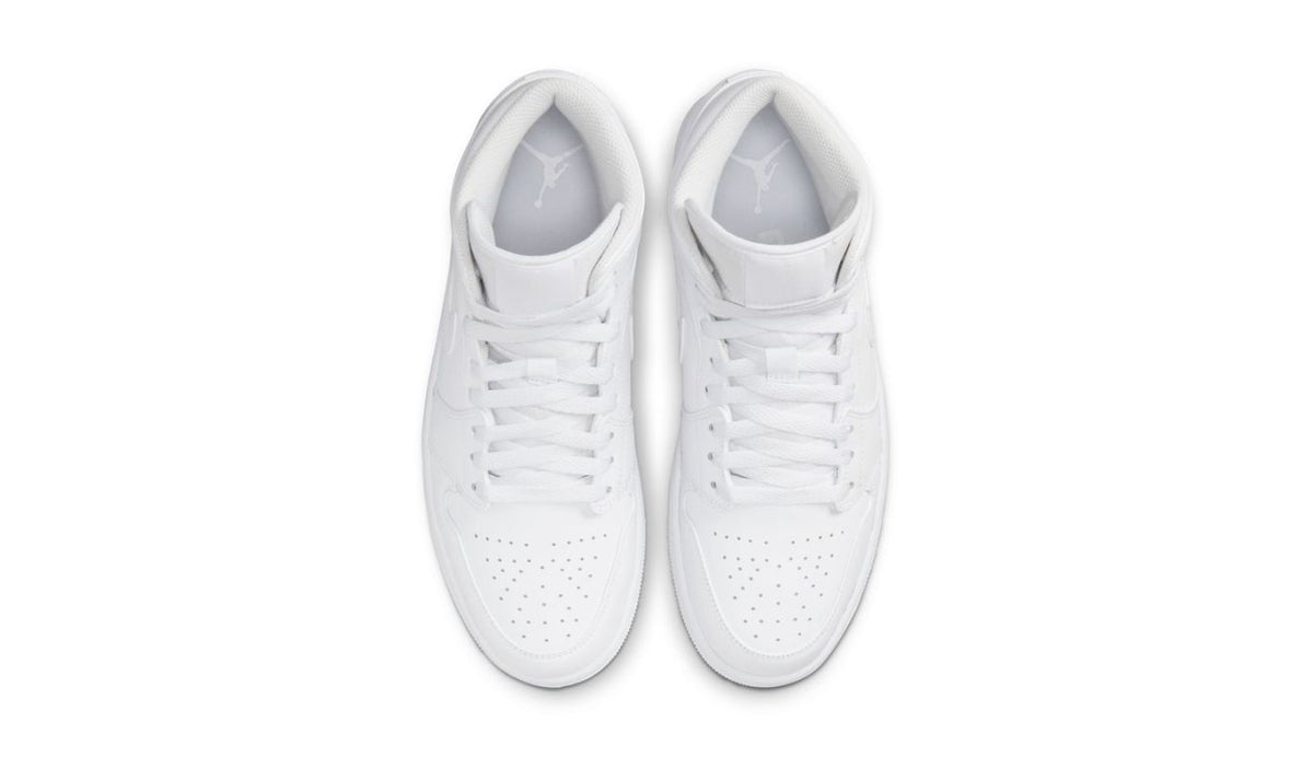 Air Jordan 1 Mid "Triple White"