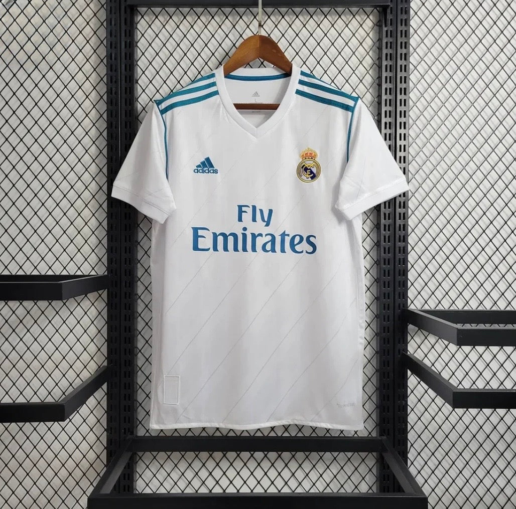 2017/2018 Retro Real Madrid Home Jersey