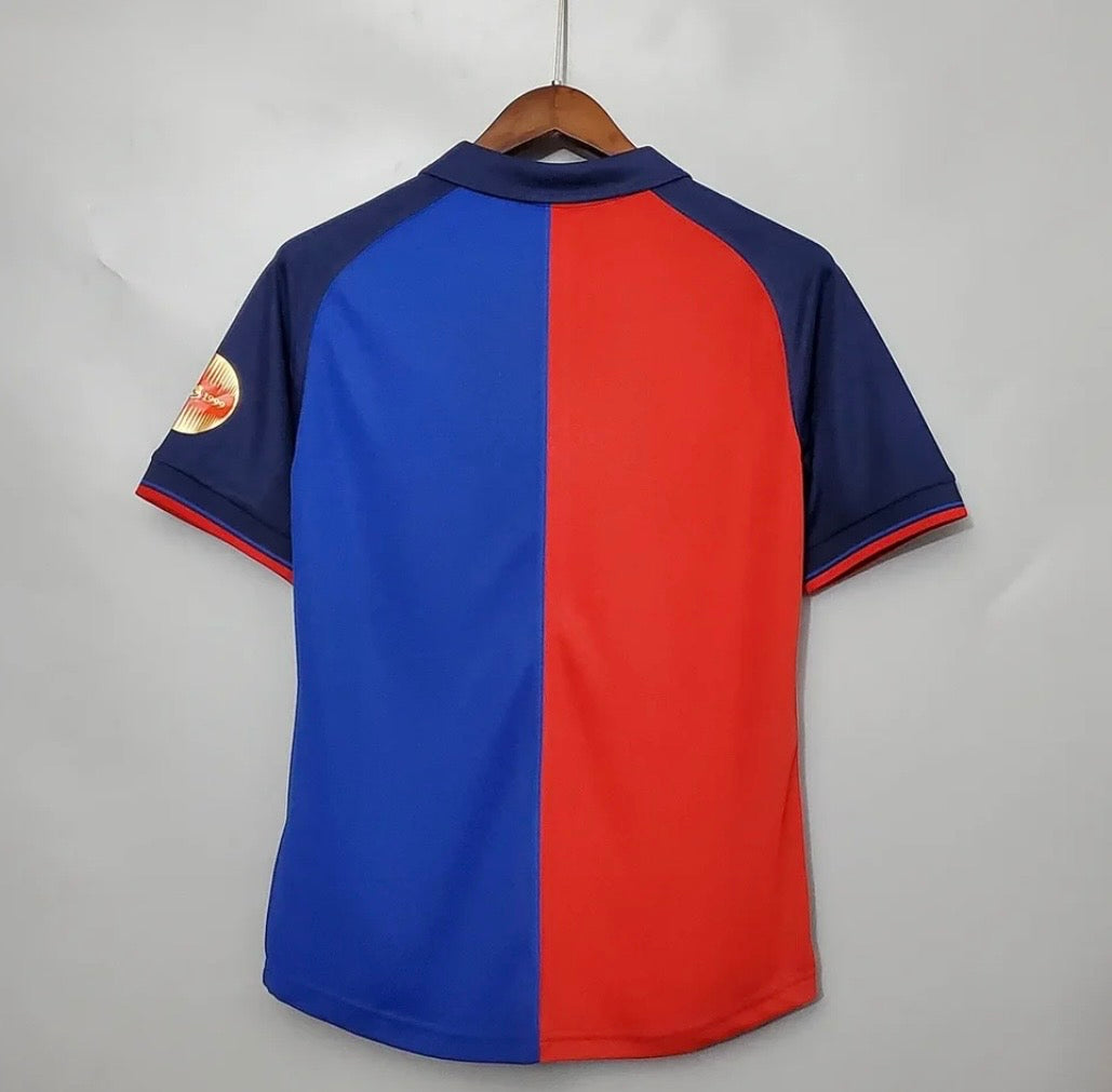 1999-2000 Retro Barcelona 100th Anniversary Home Jersey