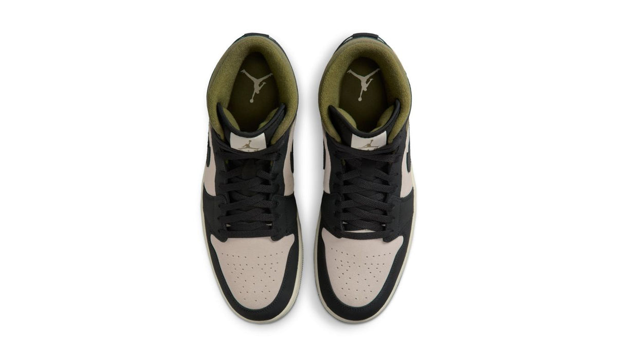Air Jordan 1 Mid SE "Off Noir Medium Olive"