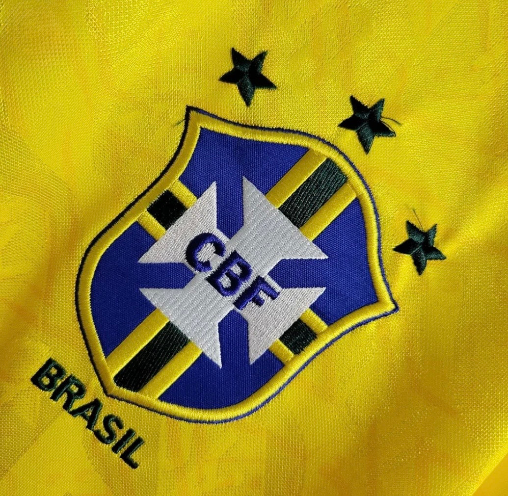 1991/93 Retro Brazil Home Jersey