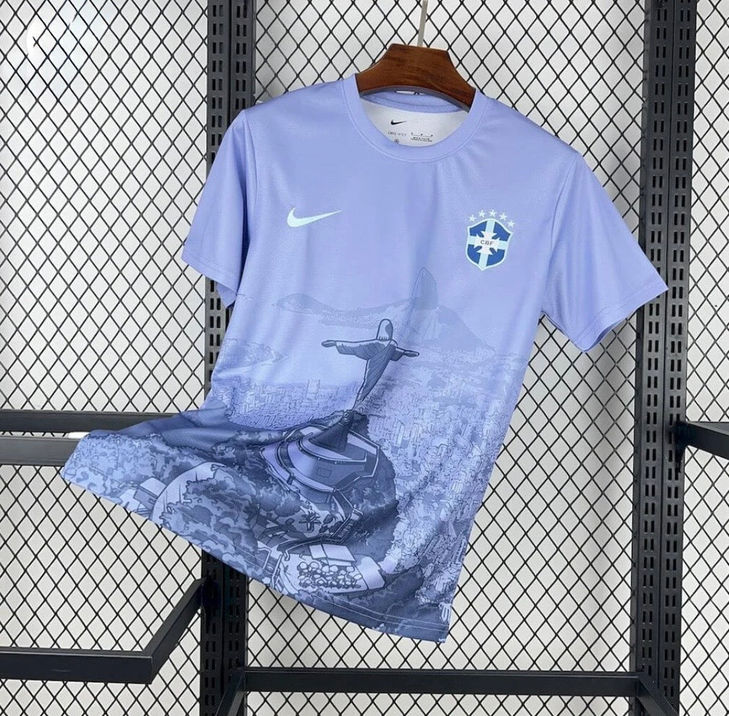 Brazil "The Redeemer" Light Blue Limited Jersey