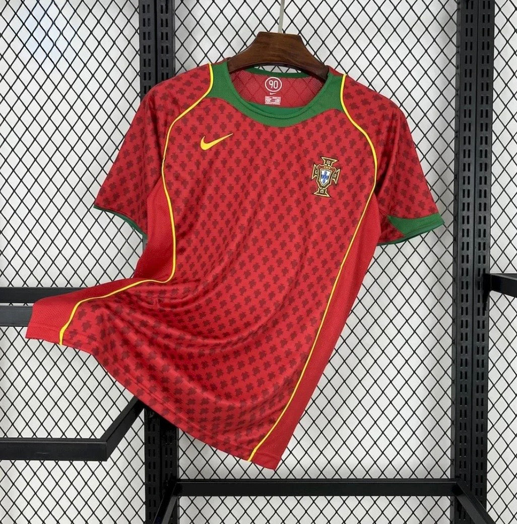 2004 Retro Portugal Home Jersey