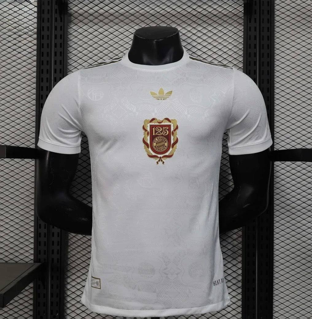Bayern München 2025/2026 125th Anniversary Edition White Limited Jersey