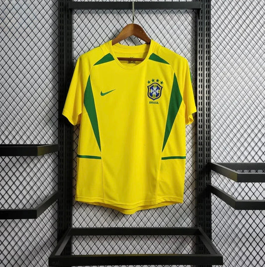 Brazil Retro Home Jersey 2002