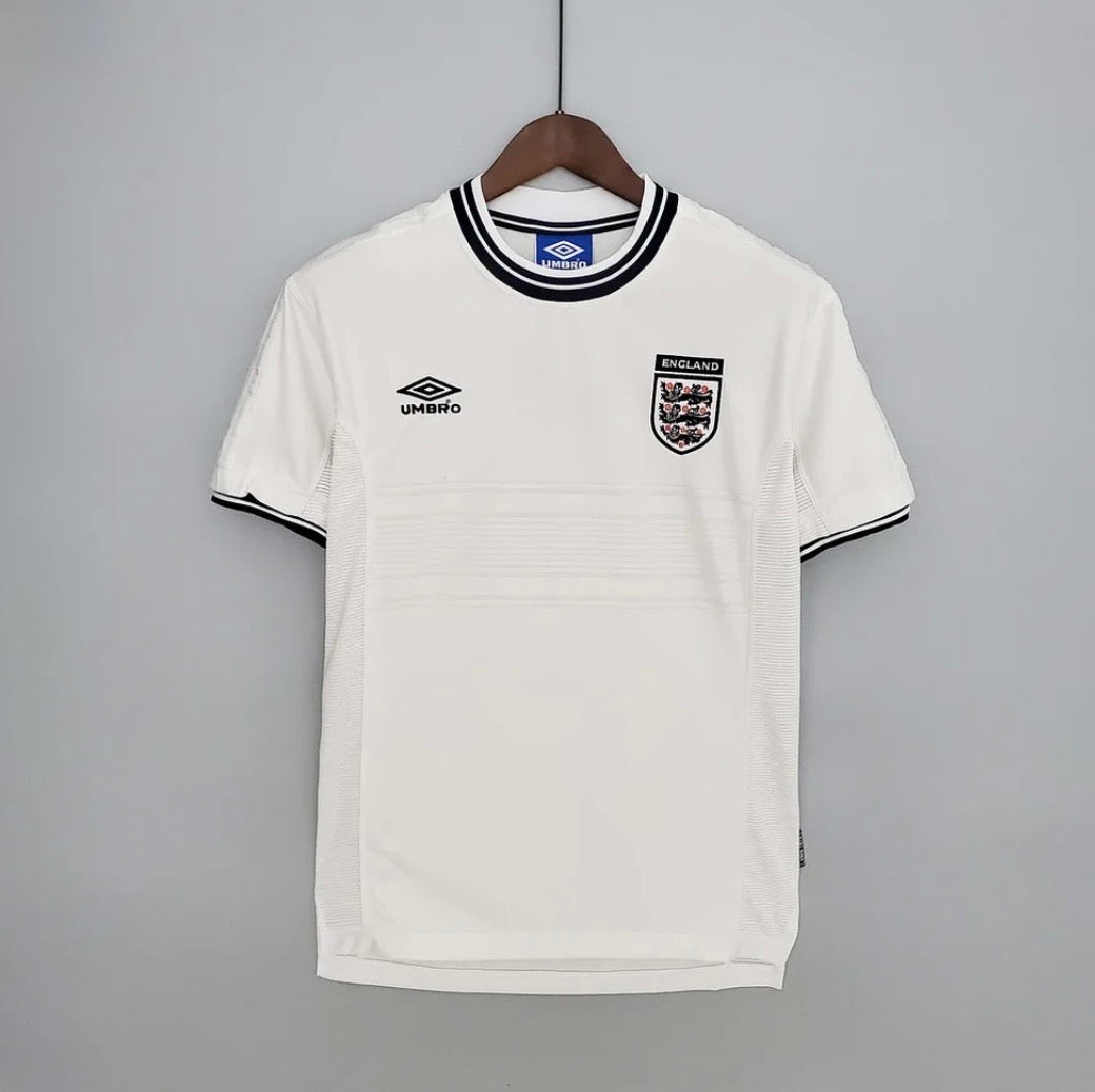 2000 Retro England Home Jersey