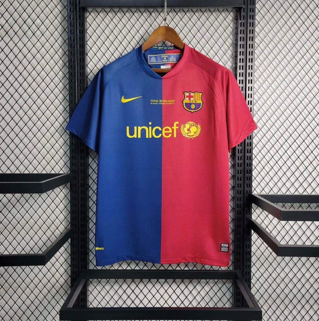 Barcelona Retro Home 2008/2009 UCL Final Kit