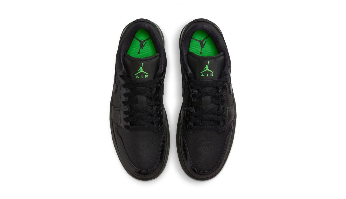 Air Jordan 1 Low SE "Black Croc Scream Green" Wmns
