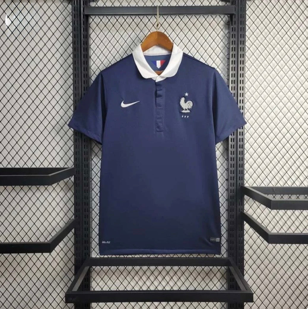 2014 Retro France Home Jersey
