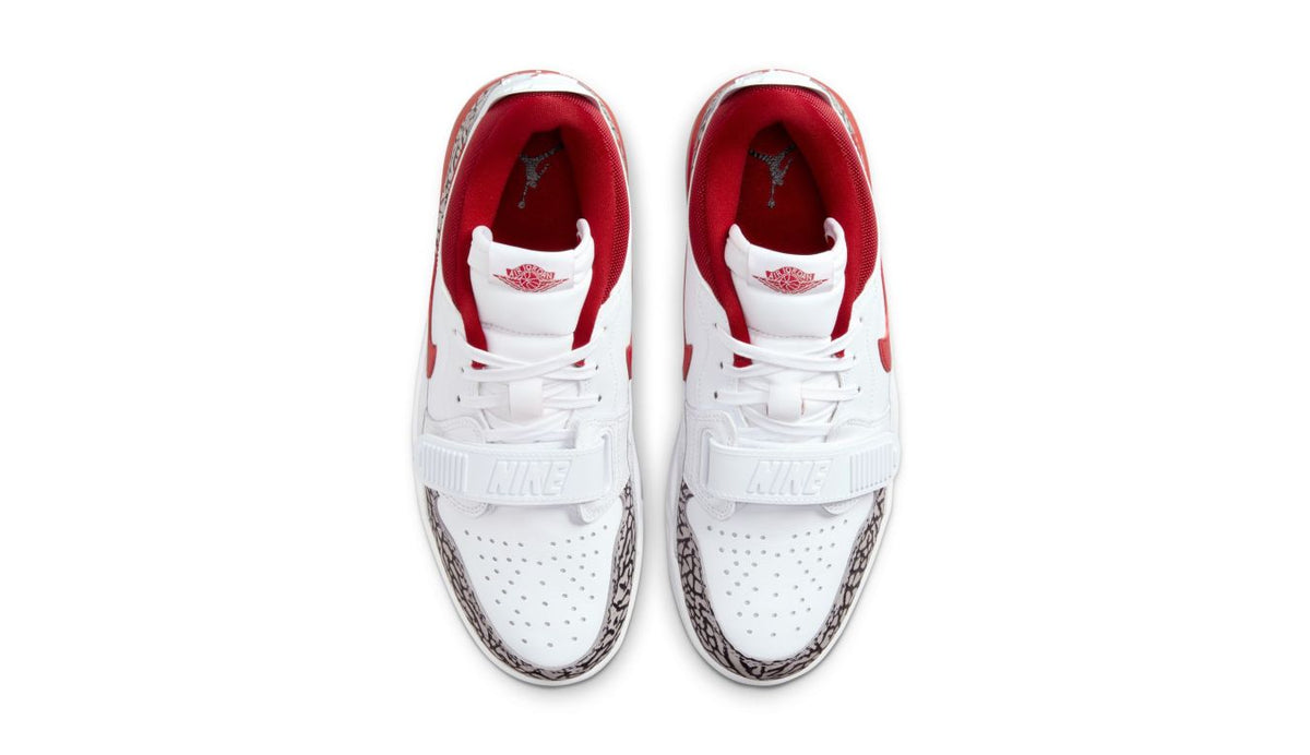 Air Jordan Legacy 312 Low "White Cement Gym Red" Wmns