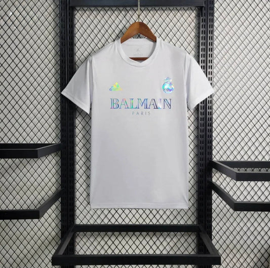 Real Madrid "Balmain" White Limited Jersey