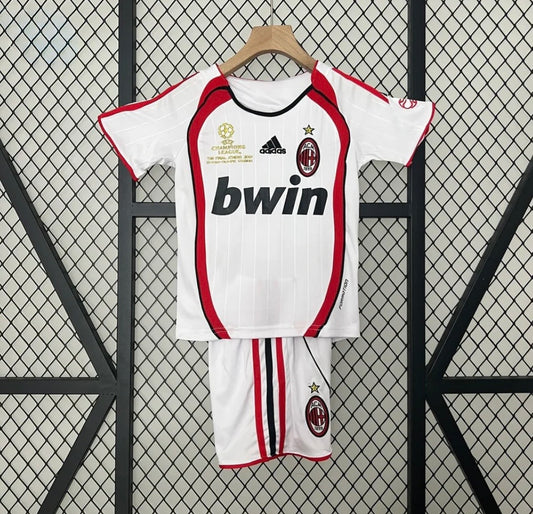 AC Milan Retro Away Jersey 2006/07 Kids Size